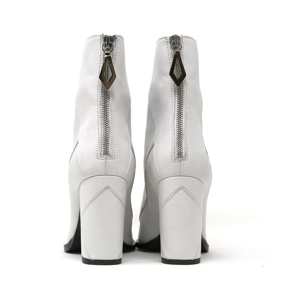 Sylven New York Almasi Apple Leather Boot - White (US 5.5) - Picture 6 of 10